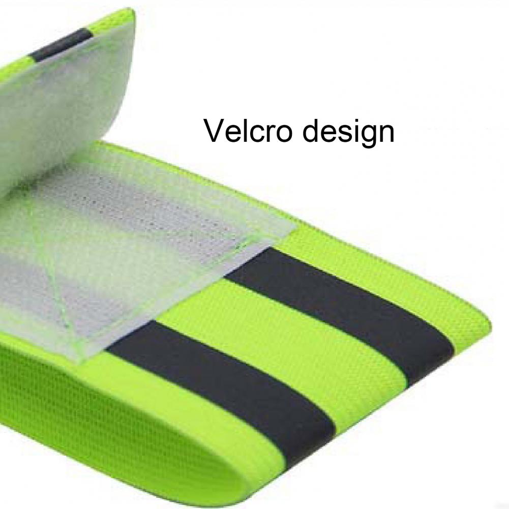 2Pcs Self-Adhesive Cycling Reflective Bands Magic Stickers Tapes Safety Leg Straps Strips Warning Armband Reflector Wristband
