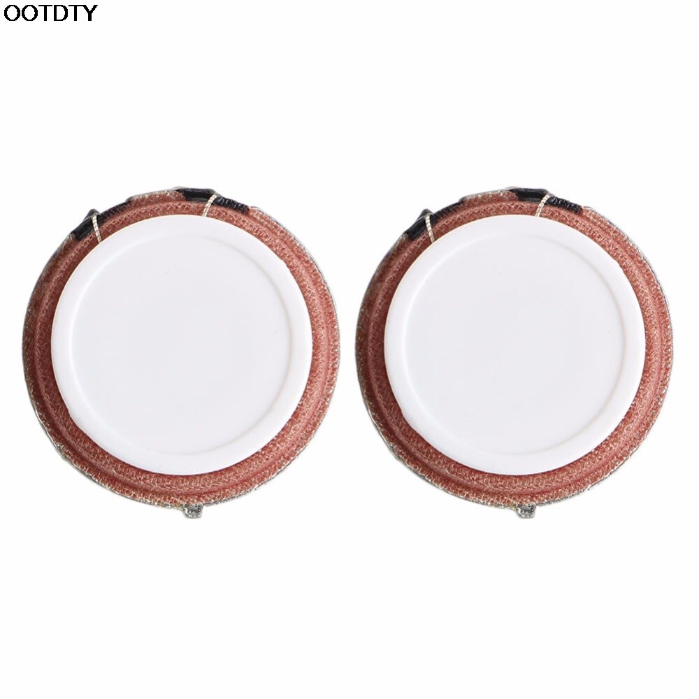 Ootdty 2 stück 27mm lautsprecher vibrationsresonanz 3w 4 ohm high fidelity audio stereo  - l060