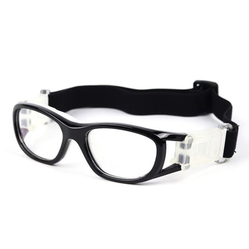 #39 beskyttelsesbriller børne fodbold fodbold briller øjenværn sports sikkerhedsbriller: Sort