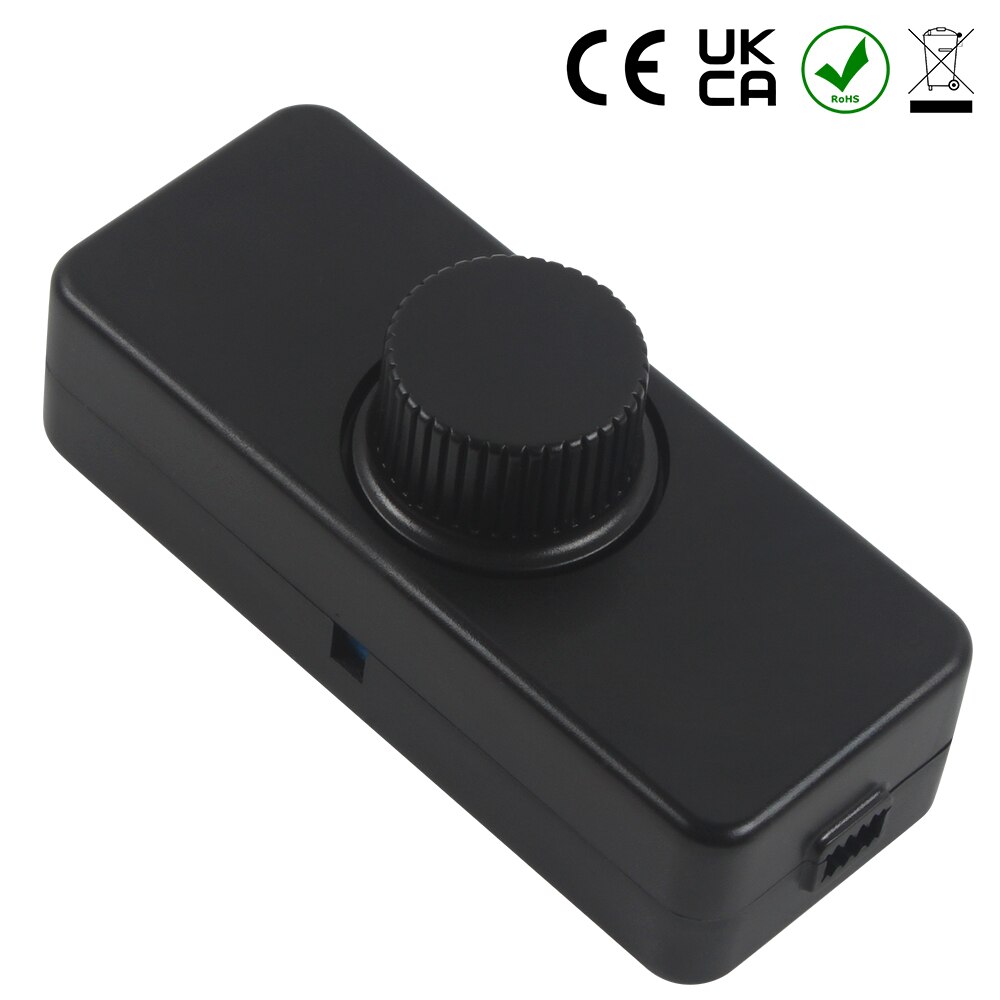 Interrupteur variateur LED mural intelligent, réglable, 220-240V, commande d&#39;éclairage: Black