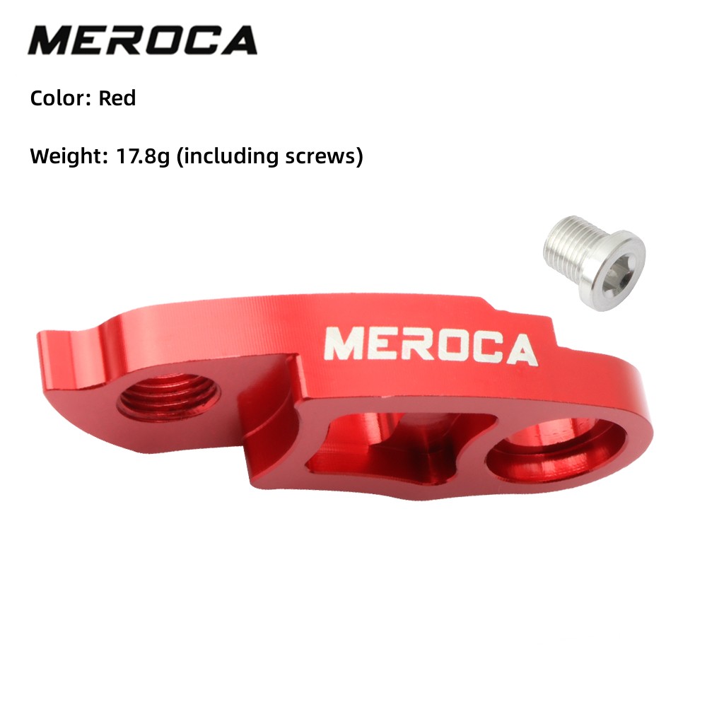 MEROCA-colgador de desviador trasero para bicicleta de montaña, pasador de Cassette, gancho de cola extendida, adaptador de rueda libre para ciclismo: YELLOW