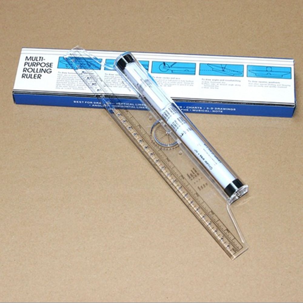 Universal Ruler Student Teachers To Practice Drawing Geometric Science And Technology Mapping Roller Foot