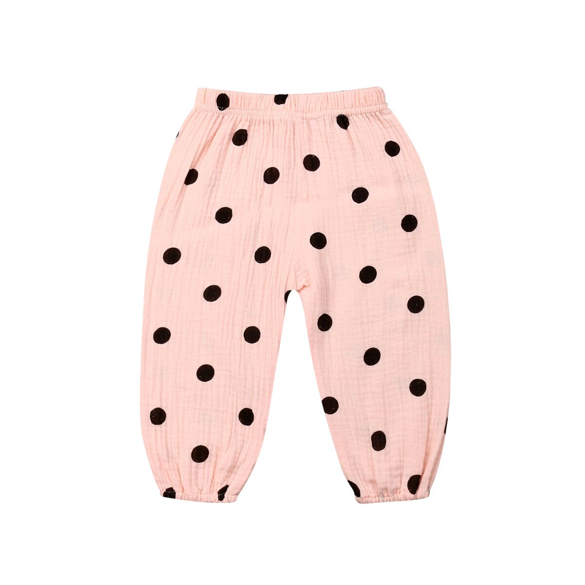 Kids Jongens Meisjes 6 M-3 T Katoen Casual Broek Peuter Leggings Harembroek: Pink Black / 24M