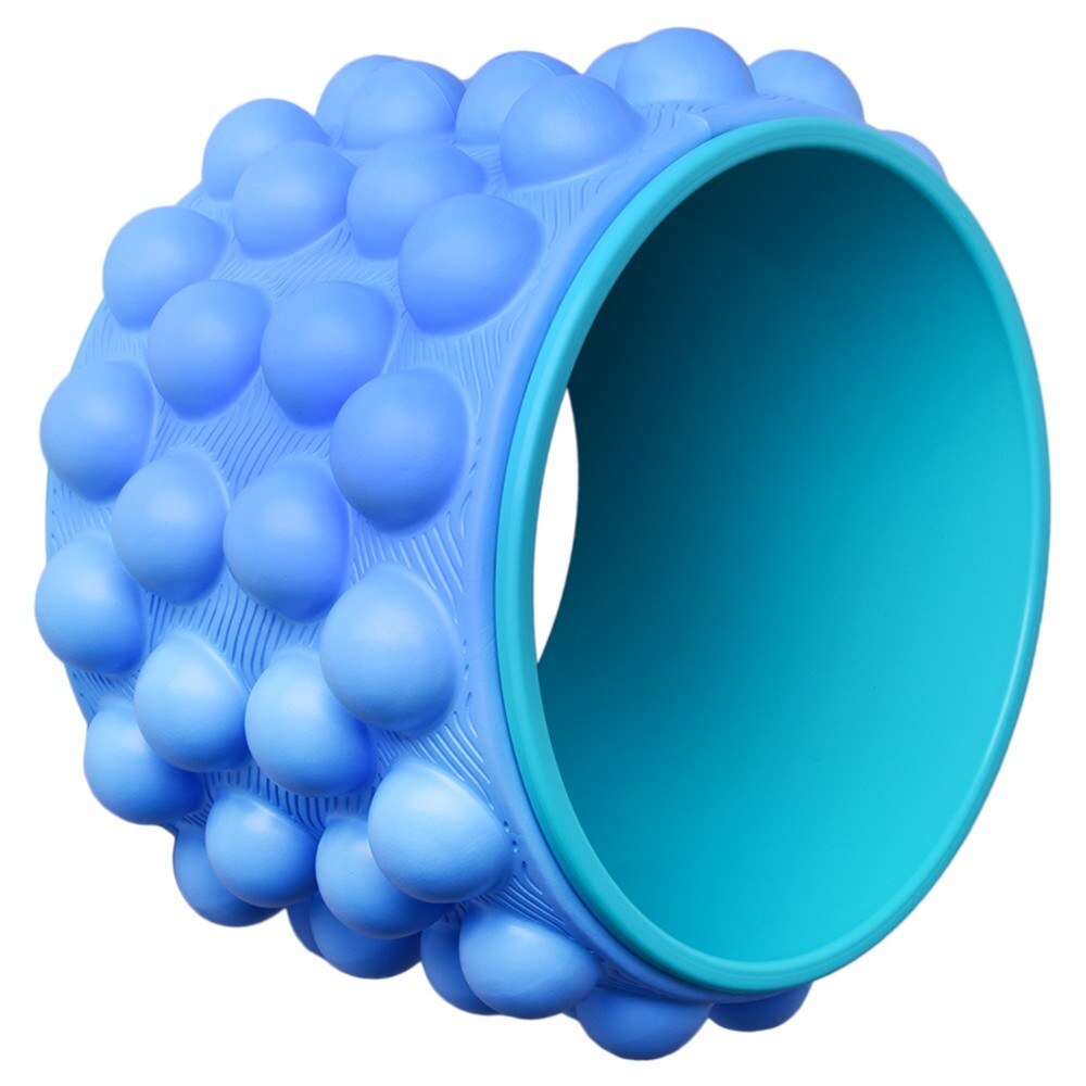 2-in-1 Yoga Wheel Set with Spiky Ball for Deep Tissue Massage & Fasciitis Relief