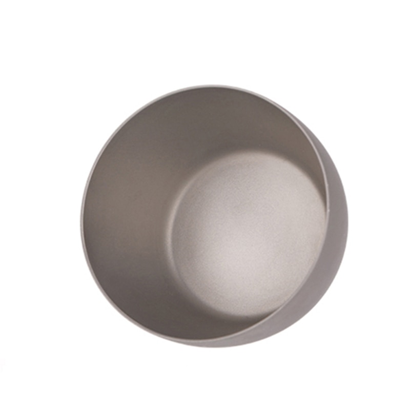 Acheter Tasse à thé en titane pour l'extérieur, Double paroi, bière de Camping, tasse d'eau de 500ml avec lèvre