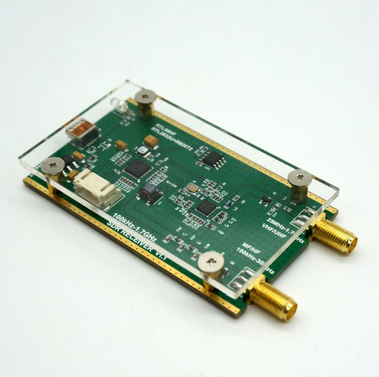 RTL08HFA – récepteur Radio SDR RTL-SDR, 10KHz-1.7GHz, bande complète, haute Performance, HF FM UHF VHF AM: RTL-SDR Board