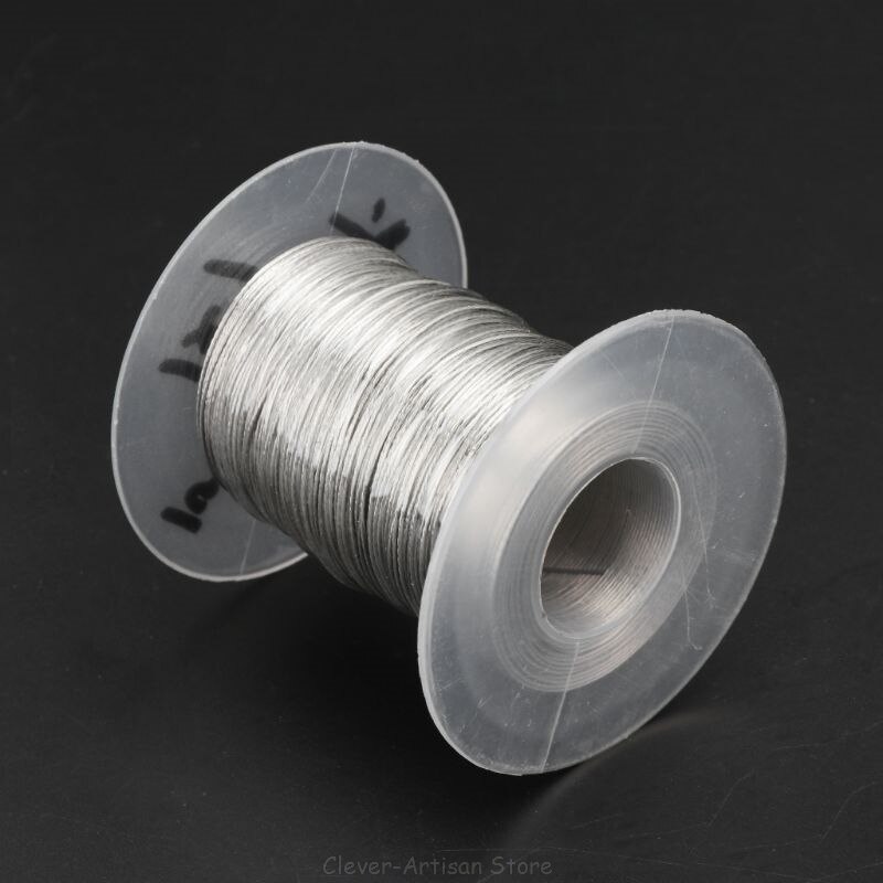 100m 304 Stainless Steel Wire Rope Soft Fishing Lifting Cable 1×7 Clothesline With 30 Aluminum Ferrules Au 21 20