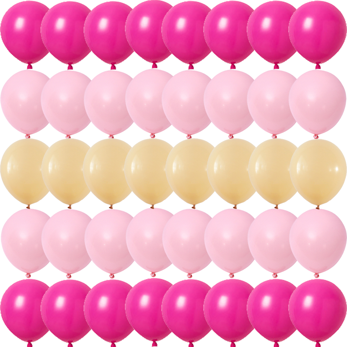 40PCS Rose Pink Metal Latex Bar Confetti Balloons Wedding Decorations Matte Globos Birthday Girl kidParty Decorations Year: Deep Sapphire