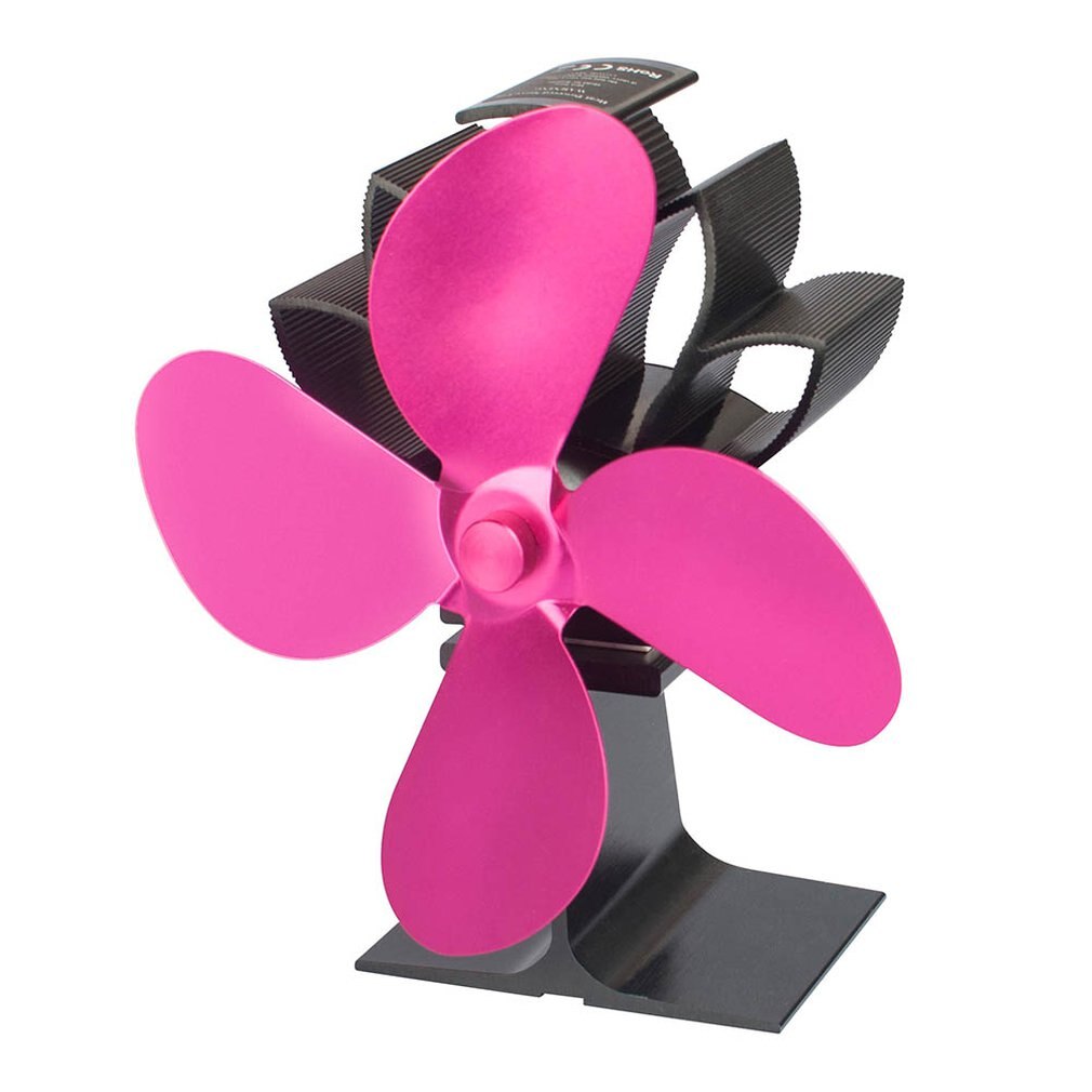 Stove Fan For Fireplace Wood Log Burner Powered Eco Fan Fireplace Fan Thermal Power Fan Heat Powered Stove Fan: 12