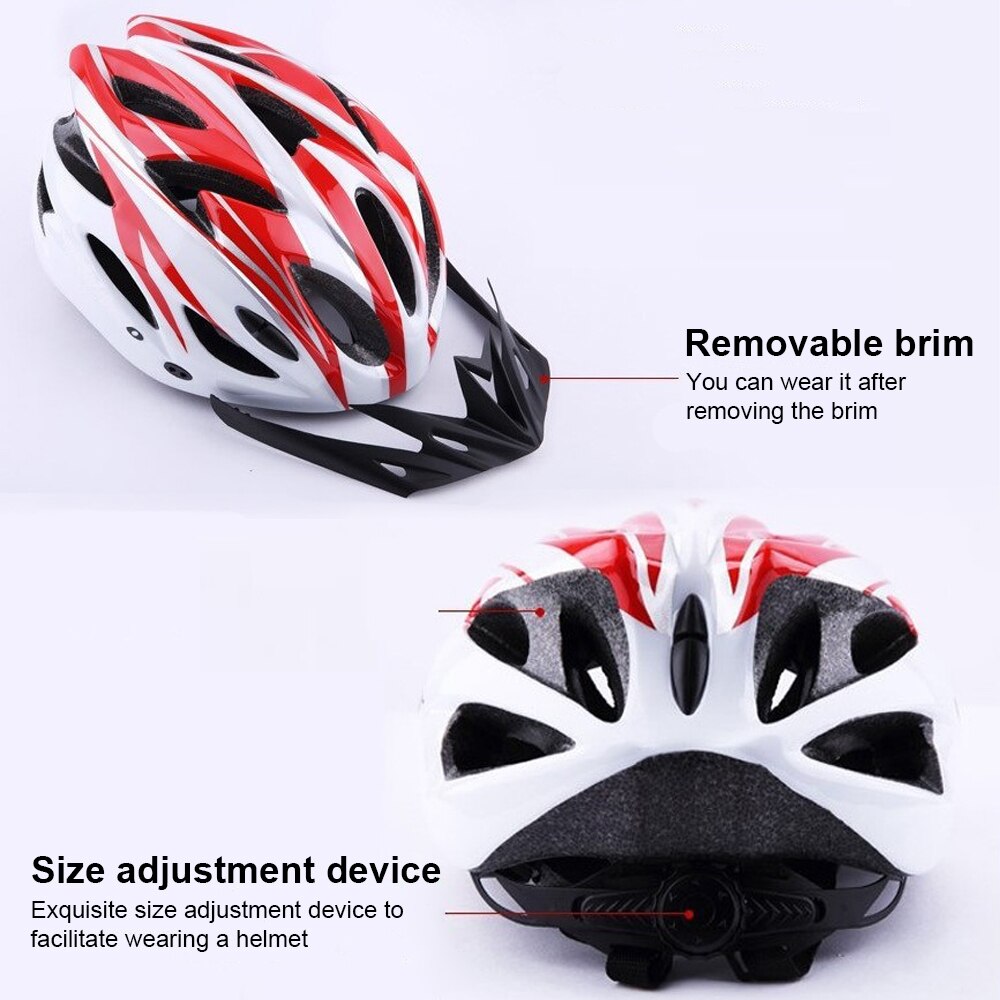 Cycling Bicycle Bike Helmet MTB for Man Multi-Color Riding Road Bike Integrated-Mold Lightweight Breathable Equipment Helmet