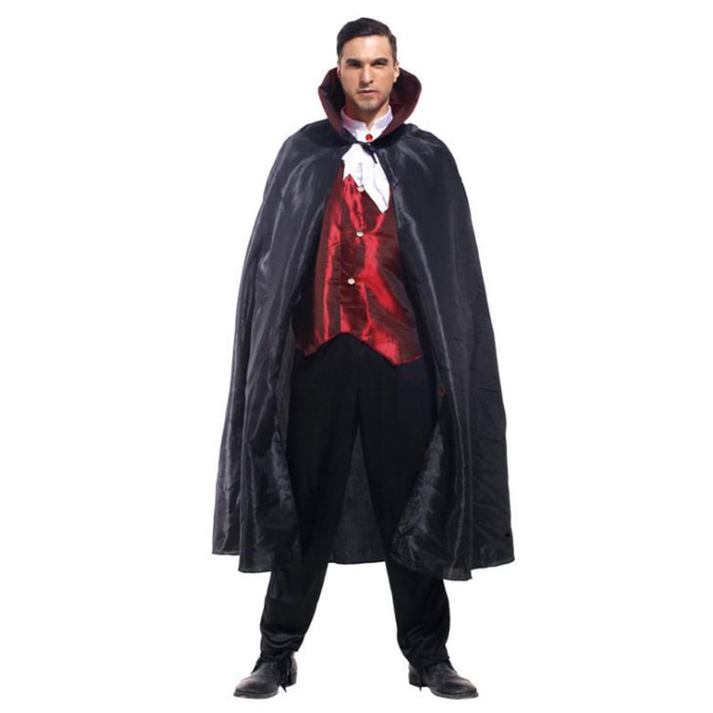 Knappe Dracula Vampier Halloween Cosplay Carnaval Kerstmis Cosplay Kostuums Voor Mannen Fancy Dress Party Duivel Kleding