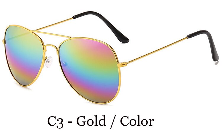 NODARE 3026 Pilot Sunglasses Women/men Classic Brand Aviation Sun glasses Retro Outdoor Driving Oculos De Sol 3025: C3
