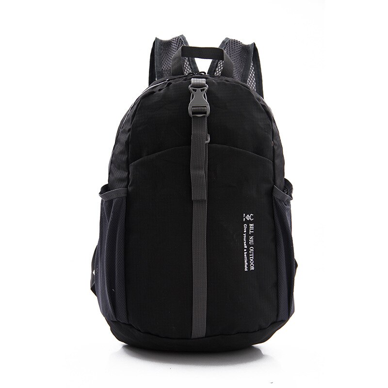 Große Kapazität Faltbare Reise Rucksack Wasserdichte Nylon Schwarz Casual Rucksäcke rugzak Kleine Rucksack Für Männer mochila escolar