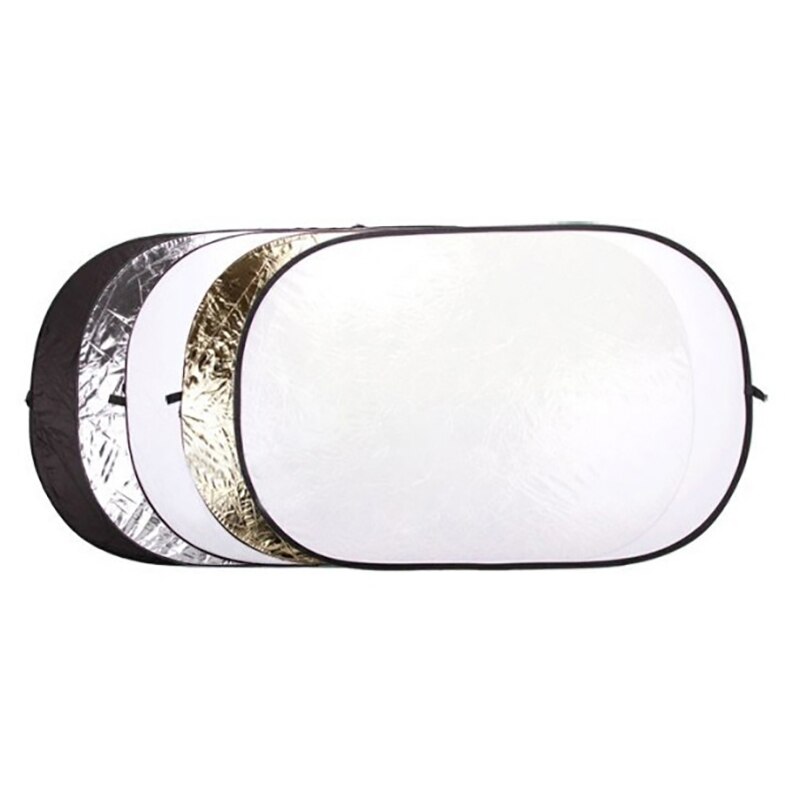 60X90Cm 5 In 1 Draagbare Inklapbare Oval Multi-Disc Licht Photo Studio Reflector Fotografia Fotografie Accessoires