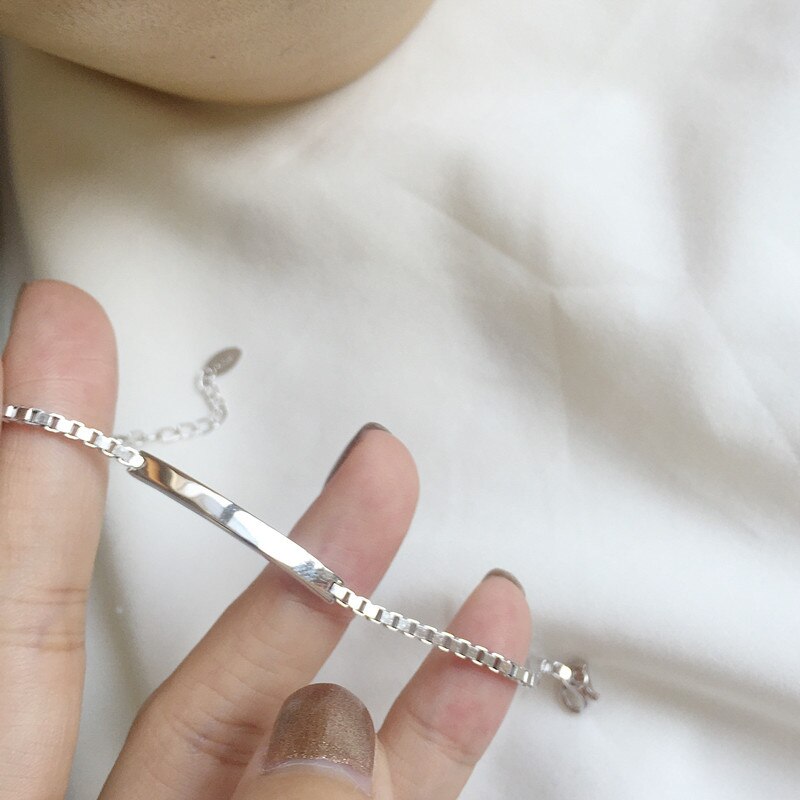 Pulsera de perlas de imitación de estrella de luna de ANENJERY pulsera de plata de ley 925 con gradiente de zirconia de piedra lunar para mujer S-B304