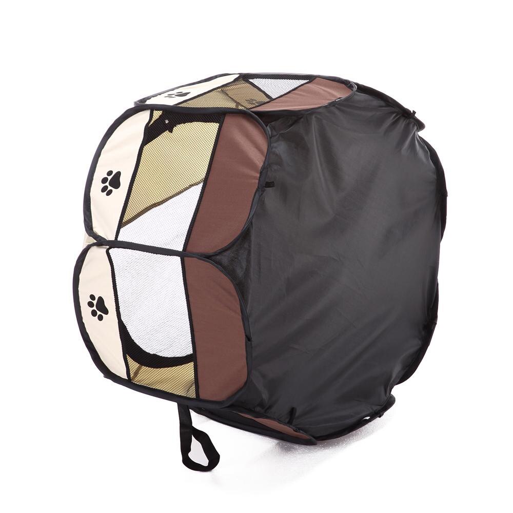 Łóżko dla zwierząt przenośny namiot dla zwierząt domowych składany psia buda klatka namiot dla kota i psa kojec szczeniak hodowla łatwy w obsłudze ośmiokątny kojec
