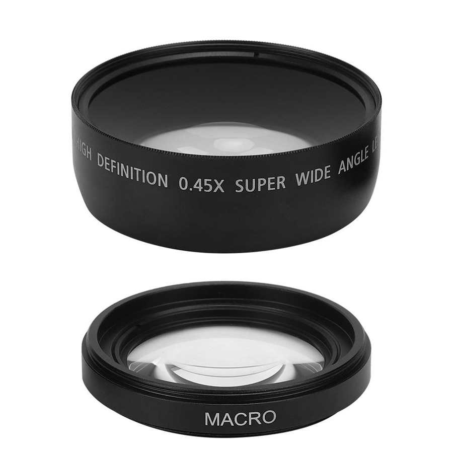 len parts camcorders JSR‑1152 55MM 0 45X Advanced Wide Angle Macro Lens Fit for All 55MM Diameter Camera Lenses