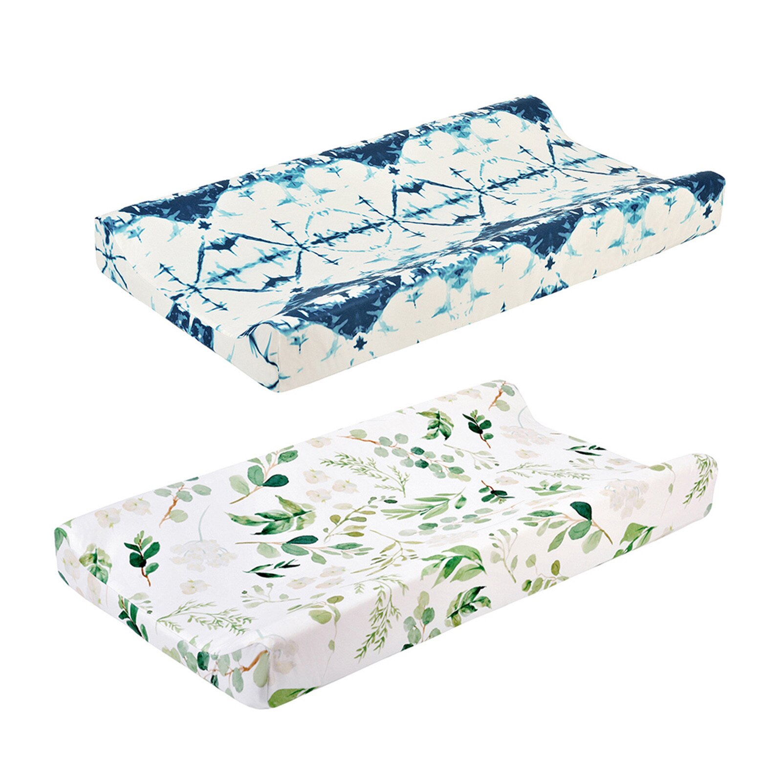 2Pcs Baby Veranderende Tafel Baby Kwekerij Luier Veranderende Pad Soft Cotton Blend Cover Veranderende Tafel Cover Funda Cambiador Ajustable: E