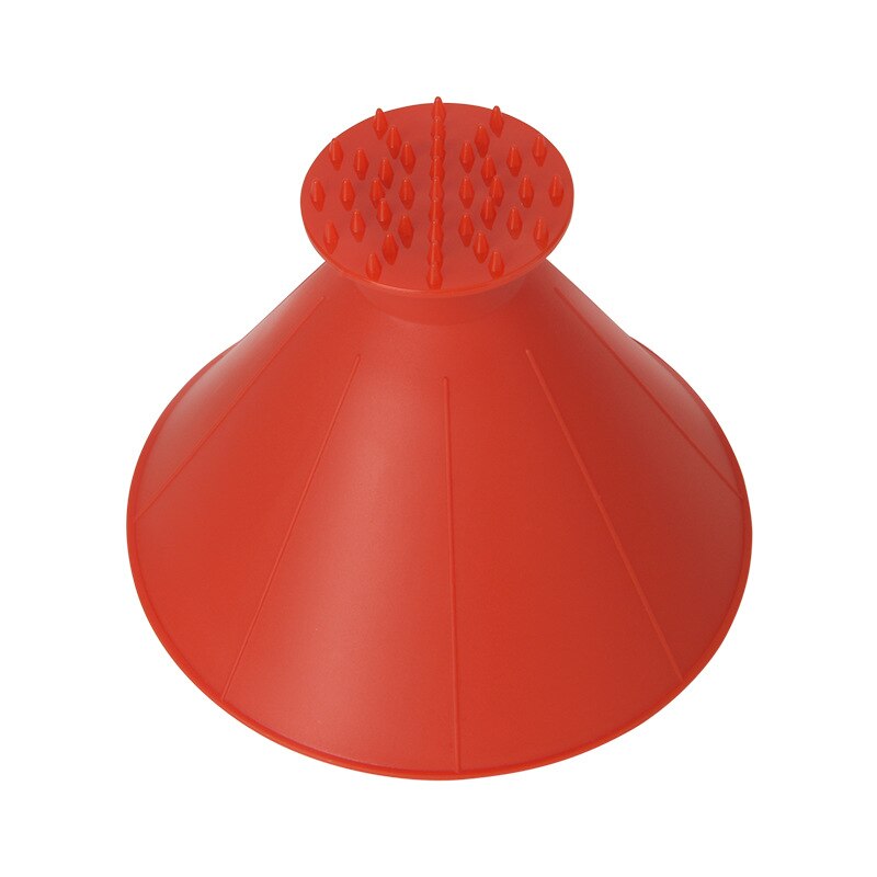 Magical Car Ice Scraper Conical Funnel Snow Shovel Car Round Plastic Snow Shovel Snow Scraper Shovel Snow Removal: Red