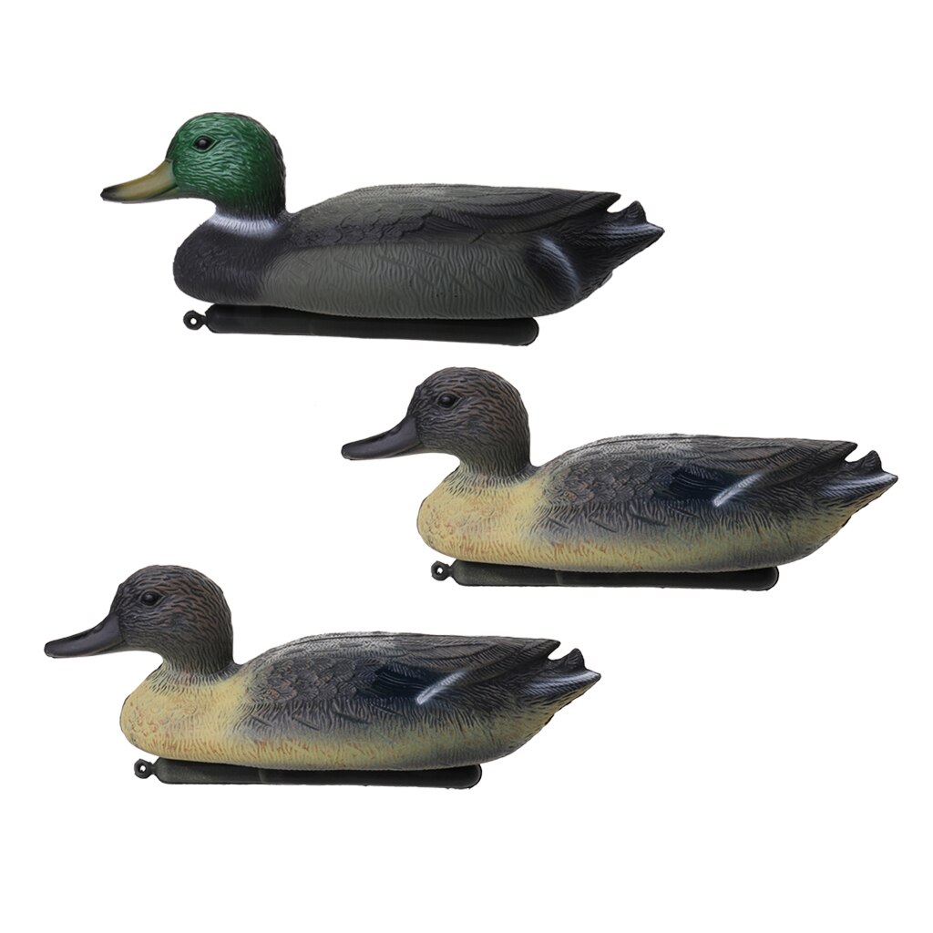 3 Pieces, Durable Drake Duck Decoy, Lawn Ornaments, Garden Decors, Garden Repeller