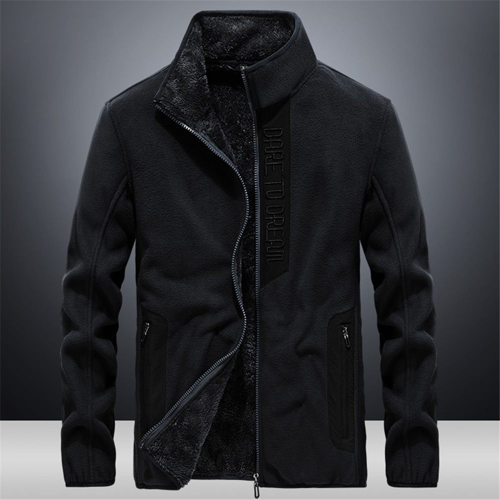 Wwkk Wandelen Jassen Outdoor Sport Kleding Lnner Fleece Mannen Waterdichte Fluwelen Winter Warm Camping Trekking Skiën Mannelijke Jas
