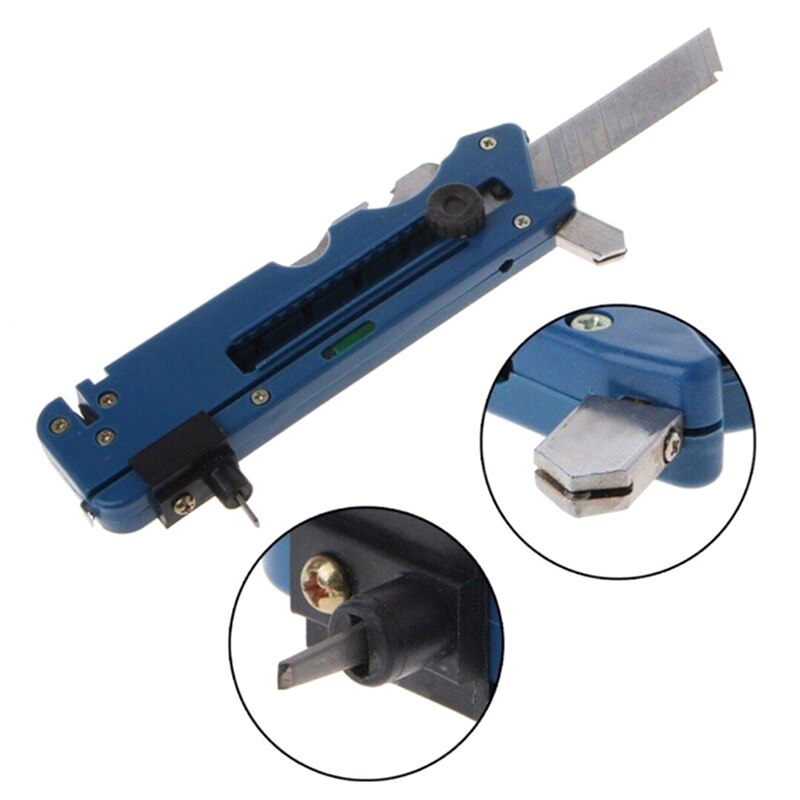1PC Multifunction Glass Cutter Glass Tile Cutter Metal Cutting Kit Tool With Measure Ruler