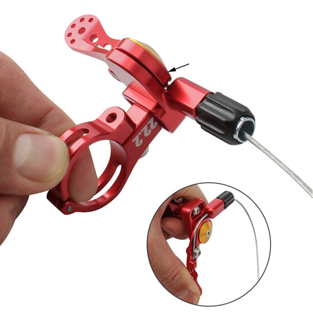 22.2/24MM MTB Road Bicycle Dropper Post Seatpost Adjust Seat Post Mechanical Remote Control Lever Universal Shifter instock