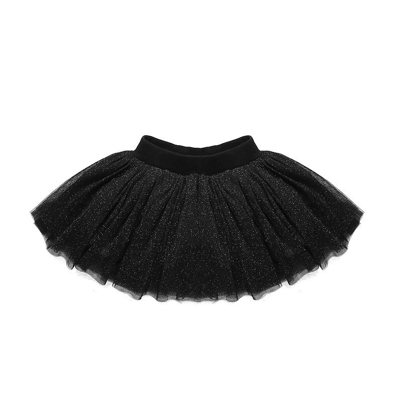 Herfst and2017 winter Koreaanse versie van de baby mesh Prinses Bladerdeeg rok voor 0-6 jarige meisje: Black / 9m