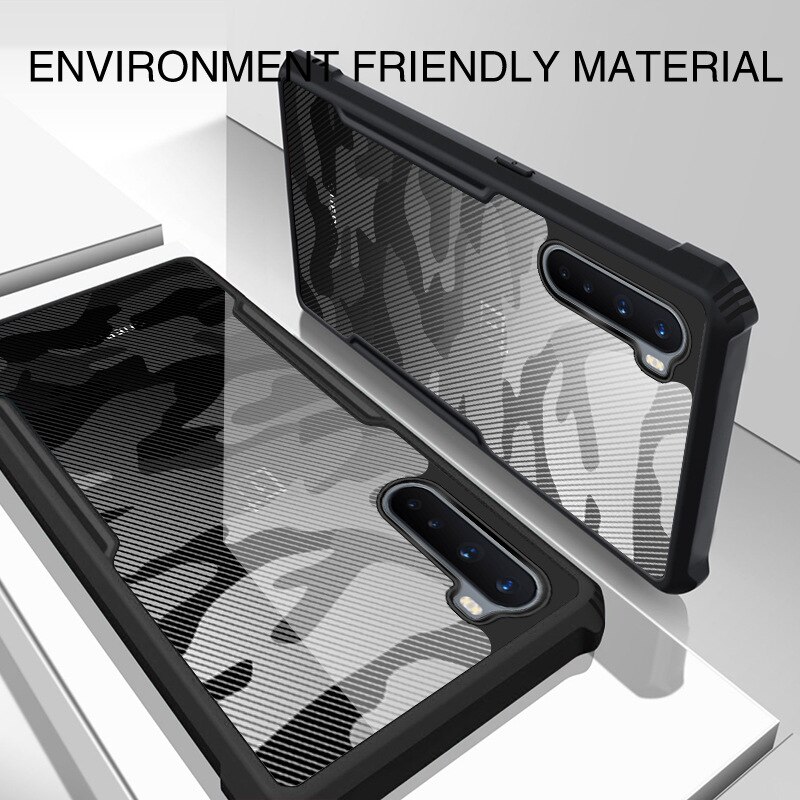 For One Plus 8 Pro Case Camouflage Acrylic PC+TPU Airbag Shockproof Armor Case For OnePlus Nord Anti-knock Back Cover Rzants