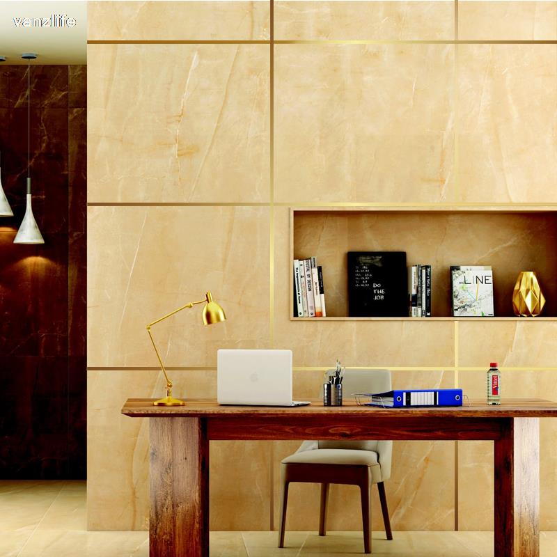 Vanzlife-pegatinas decorativas impermeables y con costuras de moho para dormitorio, decoración de boda, pegatinas de pared para suelo de habitación, autoadhesivas