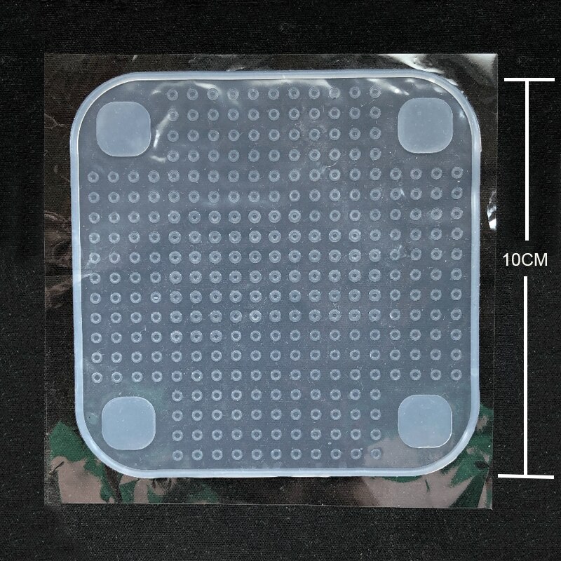Envolturas de silicona reutilizables para alimentos, cubiertas selladas para mantener la comida fresca, sellado de silicona, tapas elásticas al vacío, organización de envolturas de Saran, 6 uds.: As Shown