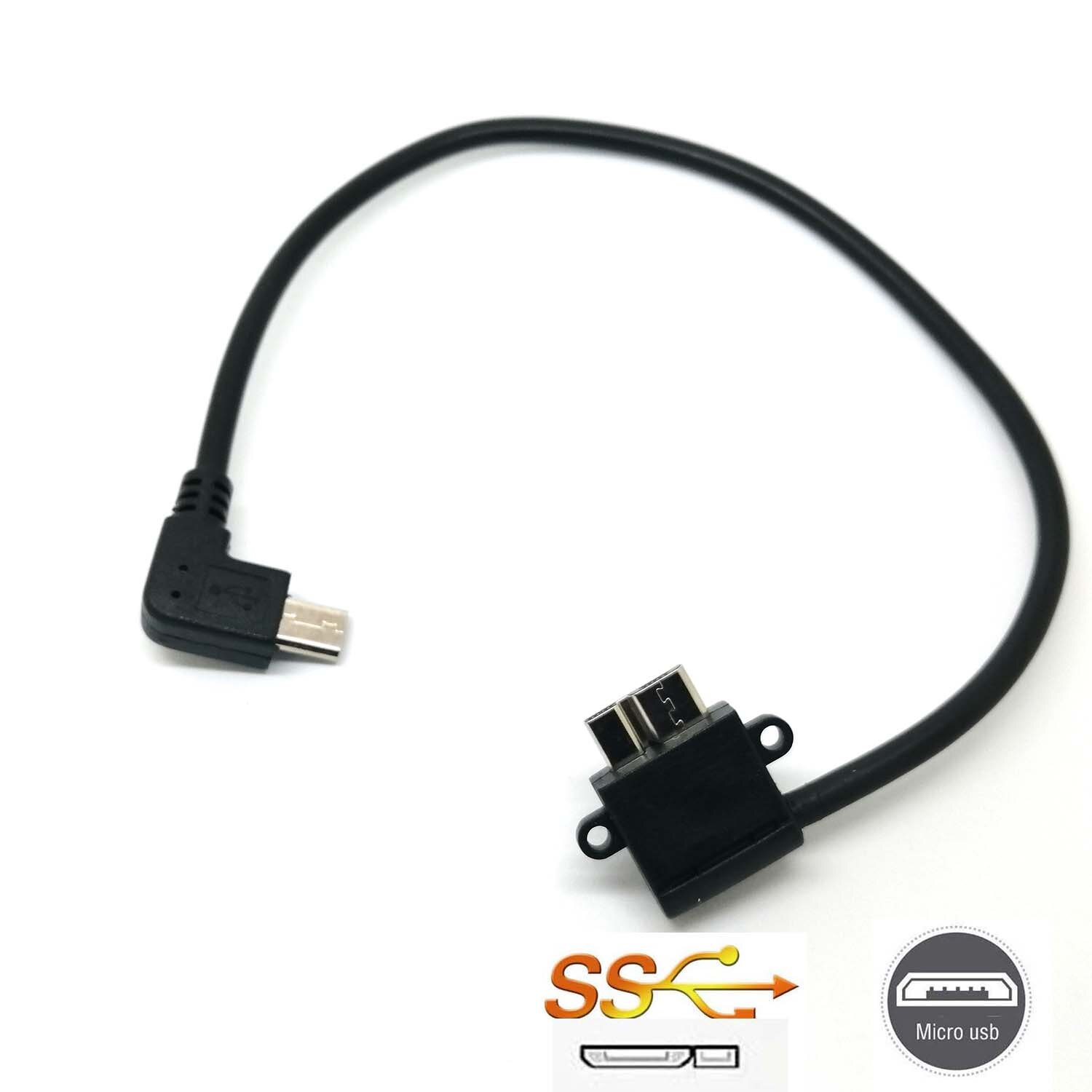 Micro Usb 2.0 Naar Usb 3.0 Micro B Kabel Connector Voor Hard Drive Smartphone Mobiele Telefoon Pc