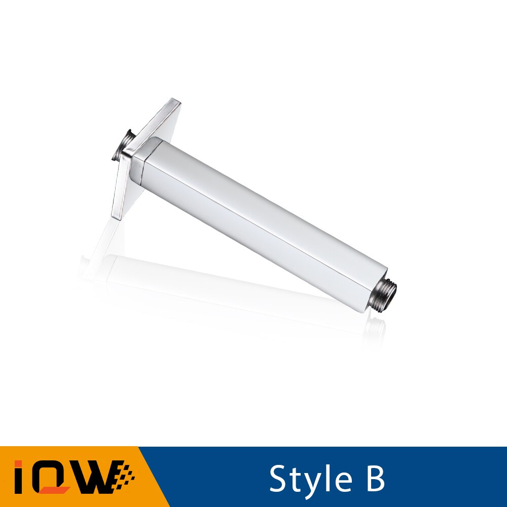 380mm Brass Made Chrome Shower Arm Wall Mounted Shower Head Arm Ceiling Mounted Shower Head Arm: CA-001