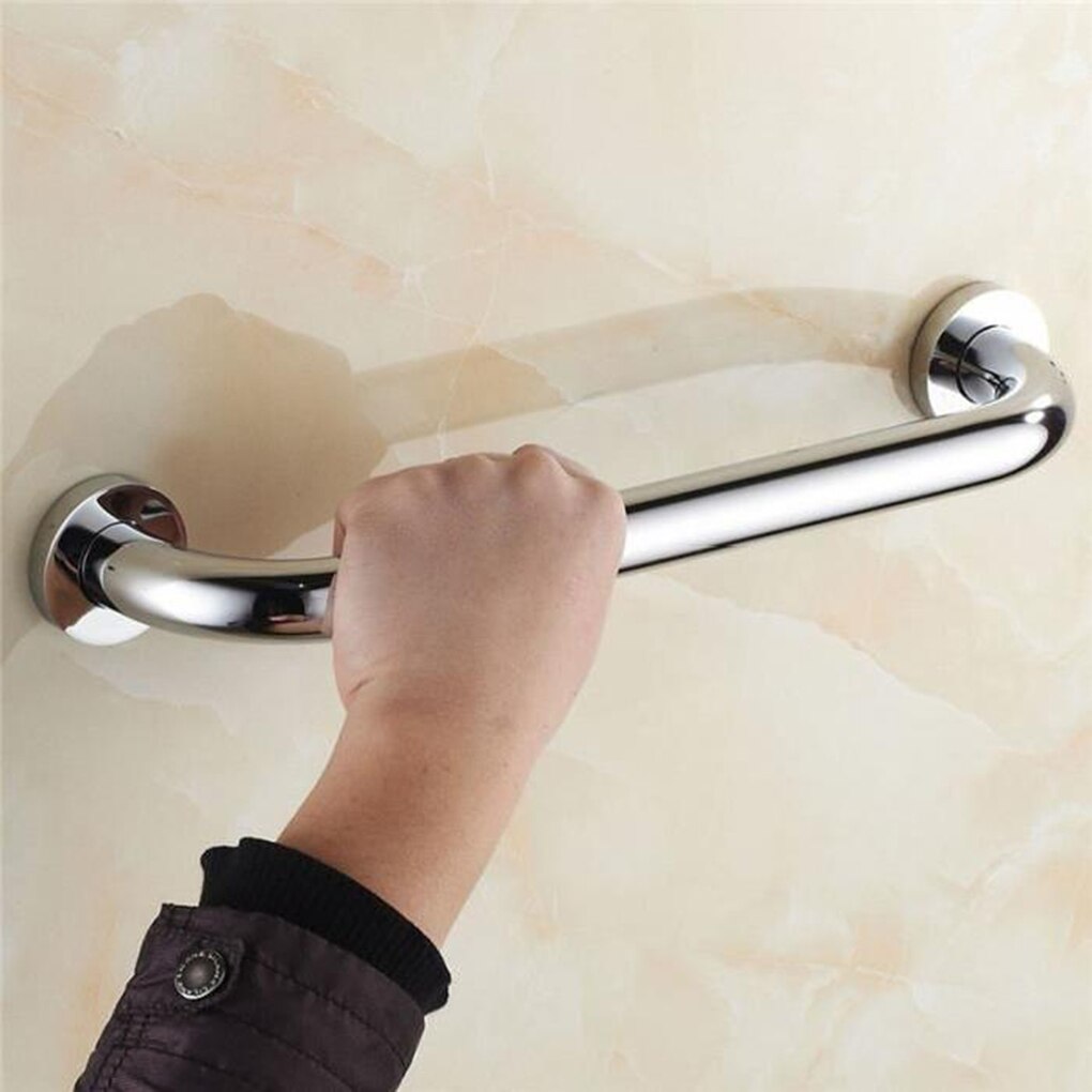 Slidstærkt badekar toilet rustfrit stål gelænderholder gribestang brusebad sikkerhedssikkerhed vægmonteret håndklædeholder