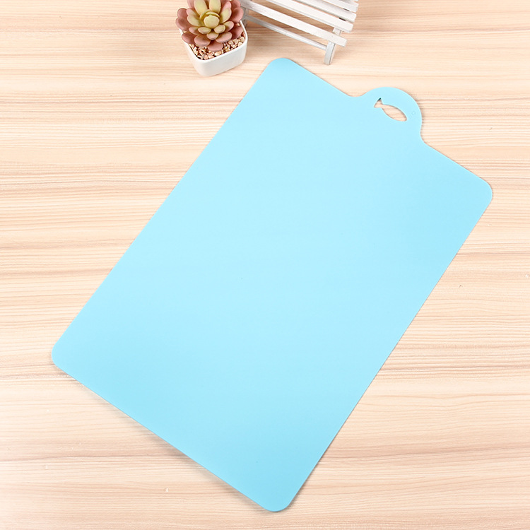 Utensilios de cocina para el hogar tabla de corte resistente al desgaste PP tabla de corte de plástico tabla para frutas tabla de corte de plástico: Azul cielo