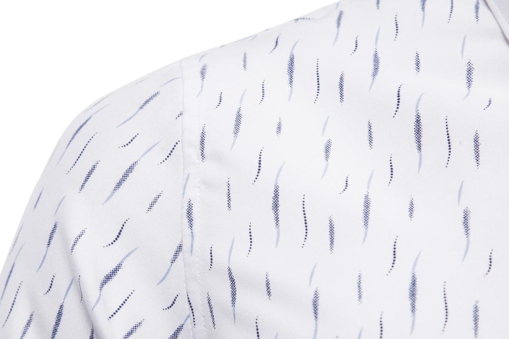 Skjorte herre kortærmede skjorter bomuld afslappet solid skjorte herre skjorter