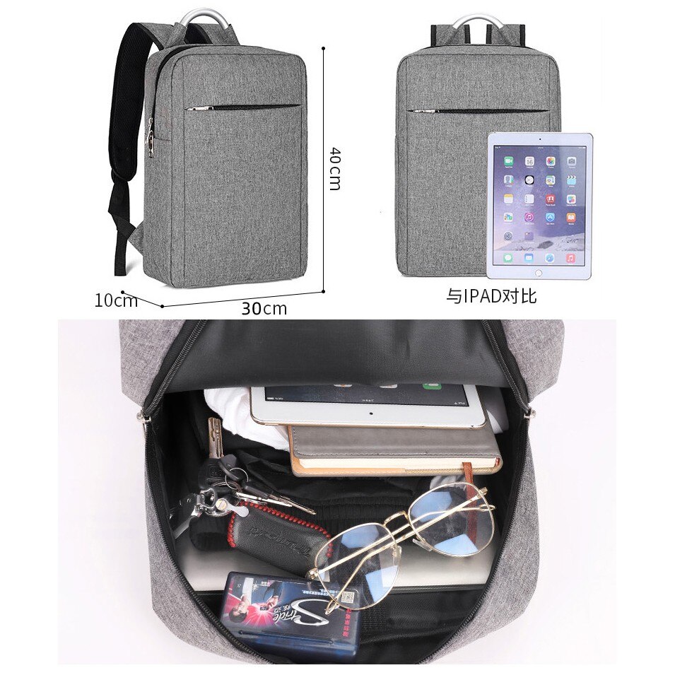 Trend male Backpack USB Charging men backpack Anti theft Shoulder Bags Waterproof 15.6 inch Laptop Backpack School bag