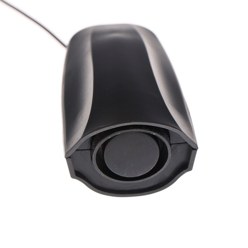 Fietsbel met hoog decibel, fietsstuurbel, elektrische bisiklethoorn, sirene, alarm, rijveiligheid, zwart