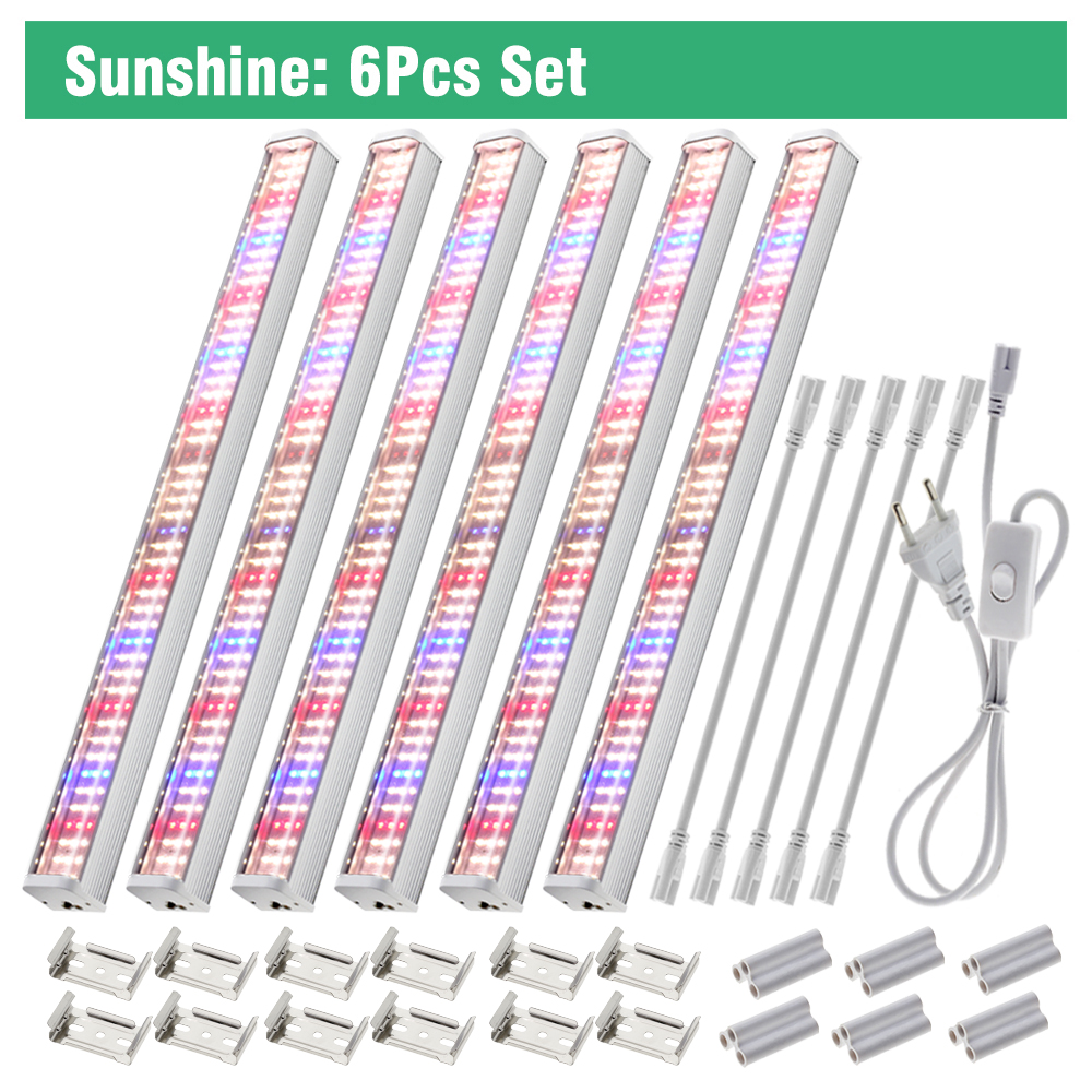 Luz LED de cultivo de espectro completo para plantas de invernadero 4000K AC100V 265V IP65 resistente al agua para flores vegetales