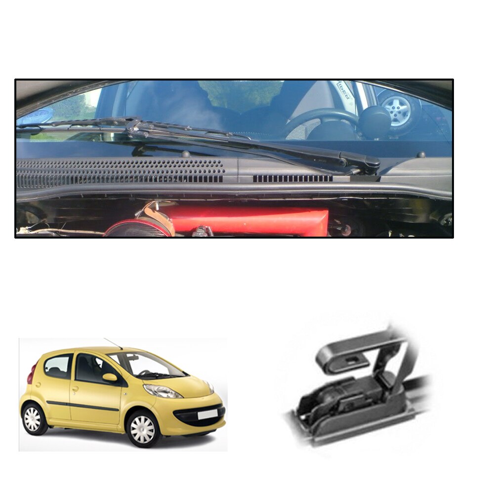 Erick's limpiaparabrisas delantero y trasero juego de escobillas para Toyota Aygo AB10 2005 - parabrisas ventana cepillos de coche 26 "12"