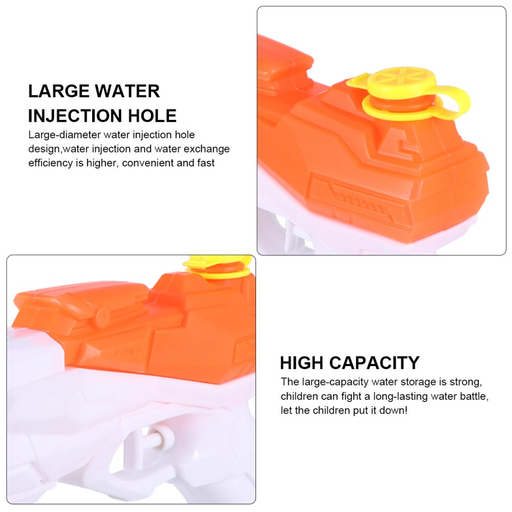 2pcs Funny Water Summer Beach Water Portable Water Shooter Durable Water Shooting Toys for Kids Boys Girls (120ML, B