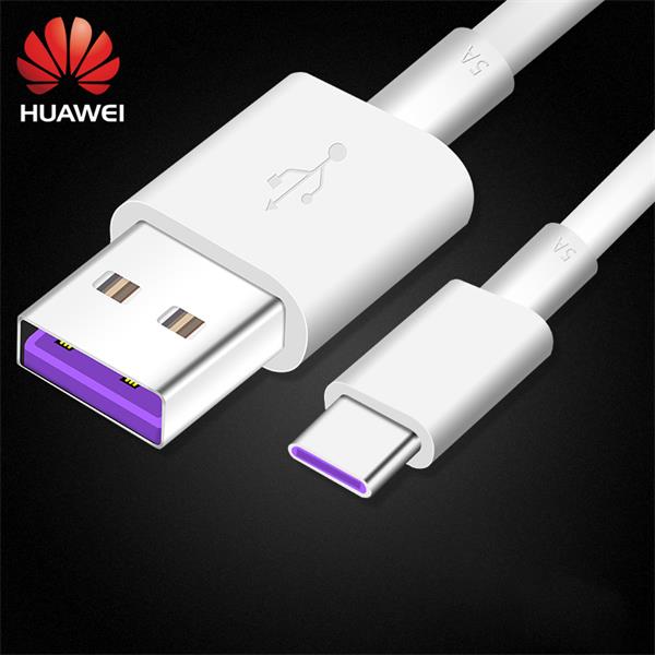 Huawei SuperCharge 40W Super Charger USB Type C Cable 5A Original Mate 30 20 X 10 9 P40 P30 P20 Pro Lite P10 Nova 7 6 5 Matepad: Only 5A cable