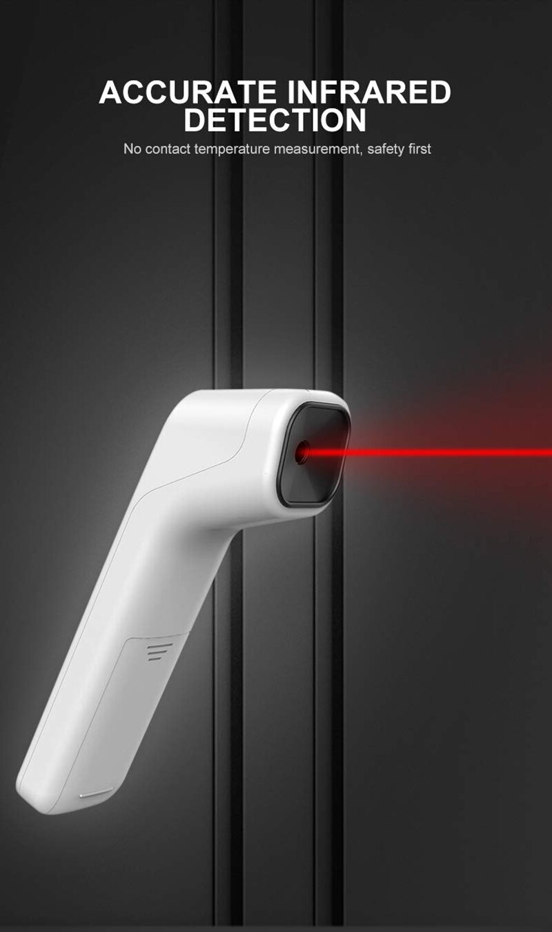 thermometer gun forehead digital thermometer forehead temperature gun alarm lcd digital infrared forehead thermometer gun infrar