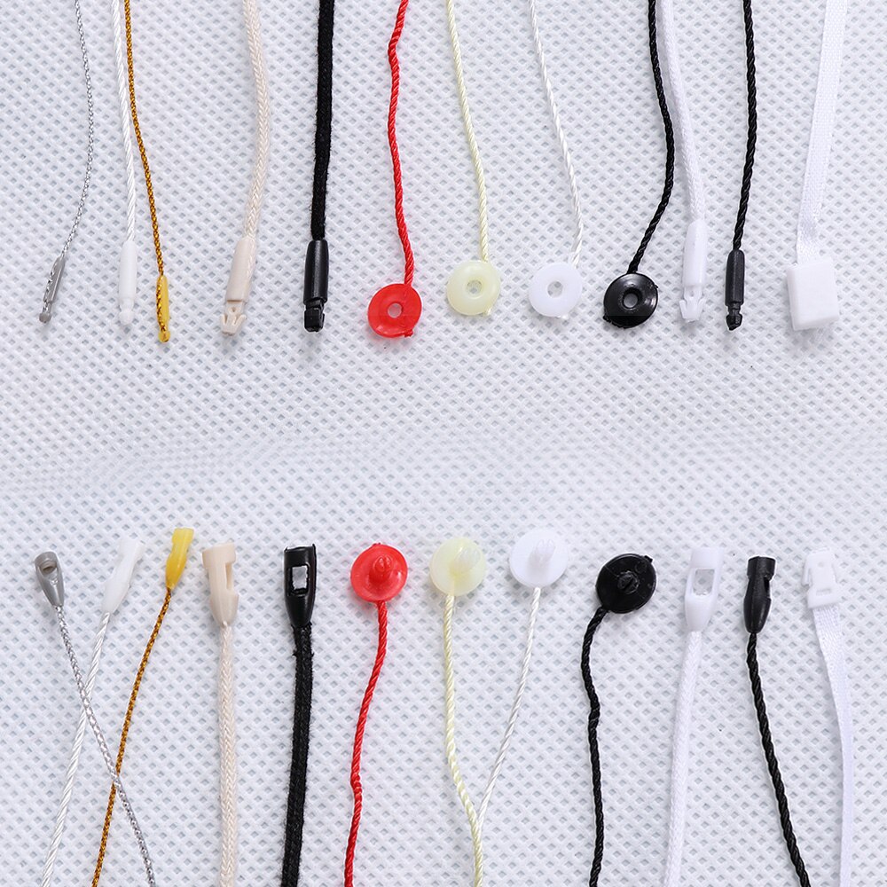 Cuerda para etiquetas de ropa, cordones de colores dorados y plateados, tabletas colgantes para bolsas de ropa, tarjetas, accesorios para etiquetas de ropa DIY, 1000 Uds.