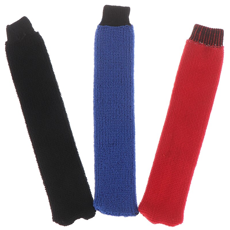 1pc Cotton and Elastic Nonslip Towel Badminton Racket Over Grip Cover Black