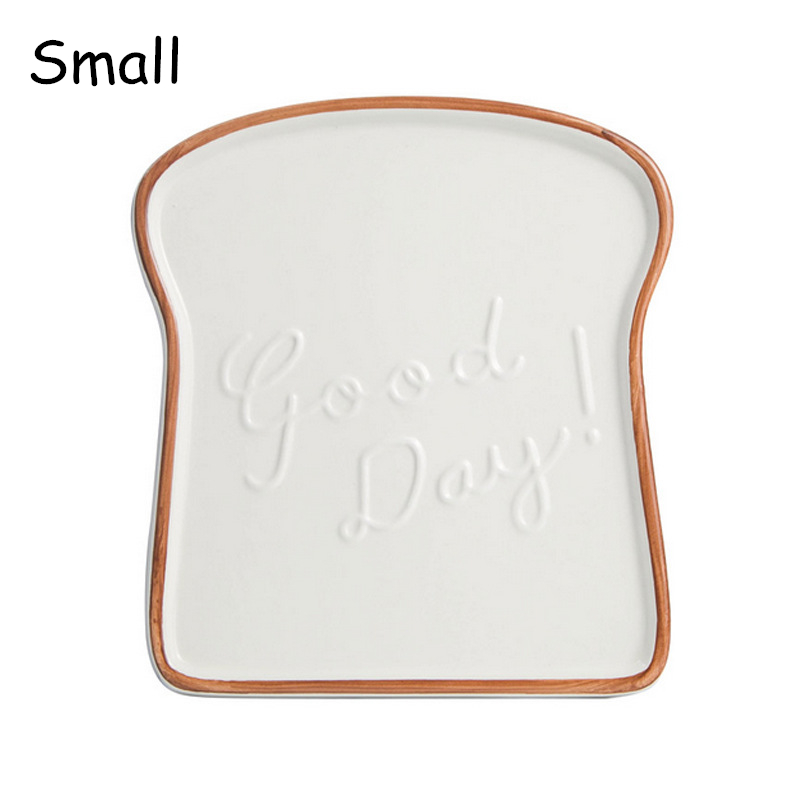 Płyta ceramiczna taca robić posiłków półmisek na owoce porcelanowe naczynie tosty kształt Assiette płaskie kreskówka projekt deser danie pojemnik na jedzenie 1 sztuk: Default Title