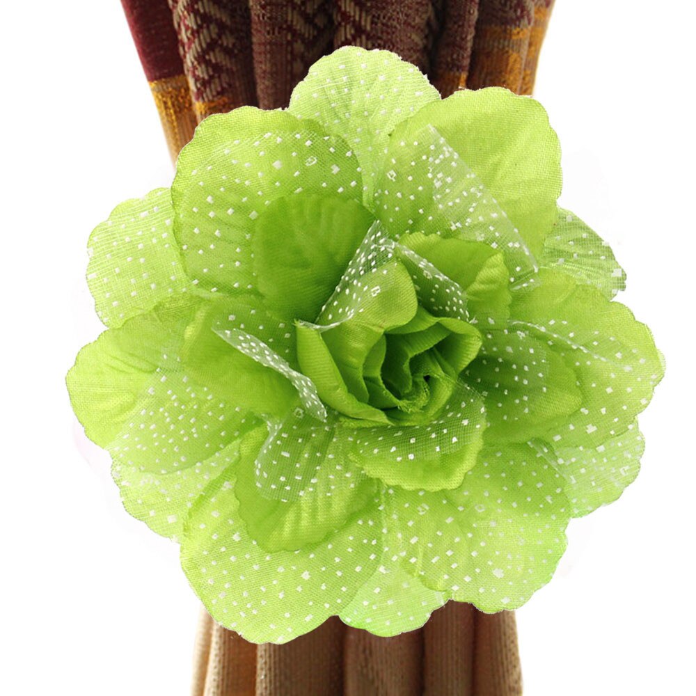 Peony Flower Curtain Clip-on Tie Backs Curtains Accessories Tassels For Curtain Tieback DIY Craft Tassel Fringe Trim