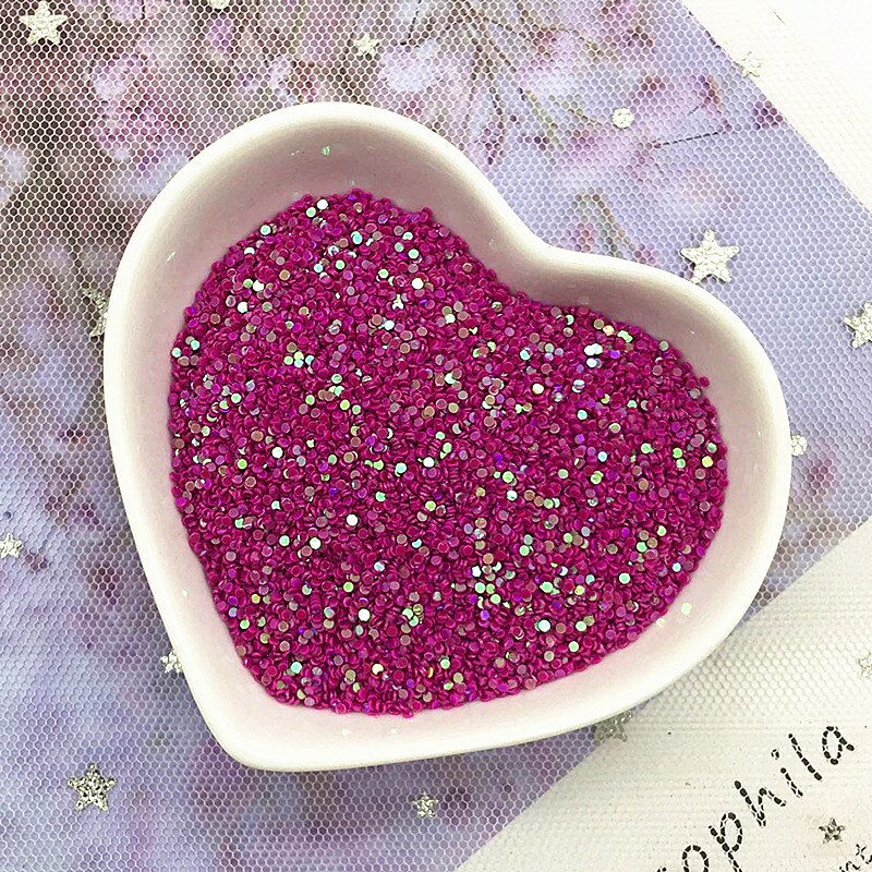 Multi taille 1mm 2mm cercle point forme Pvc Paillettes en vrac fête artisanat Nail Arts Sequin mariage décoration confettis 10g