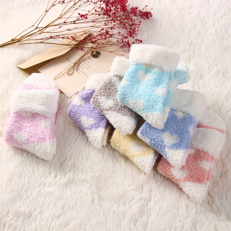 Kvinders ultimative komfort kashmir sokker vinter varm seng gulv hjemme fluffy slik farve fortykning pige sokker