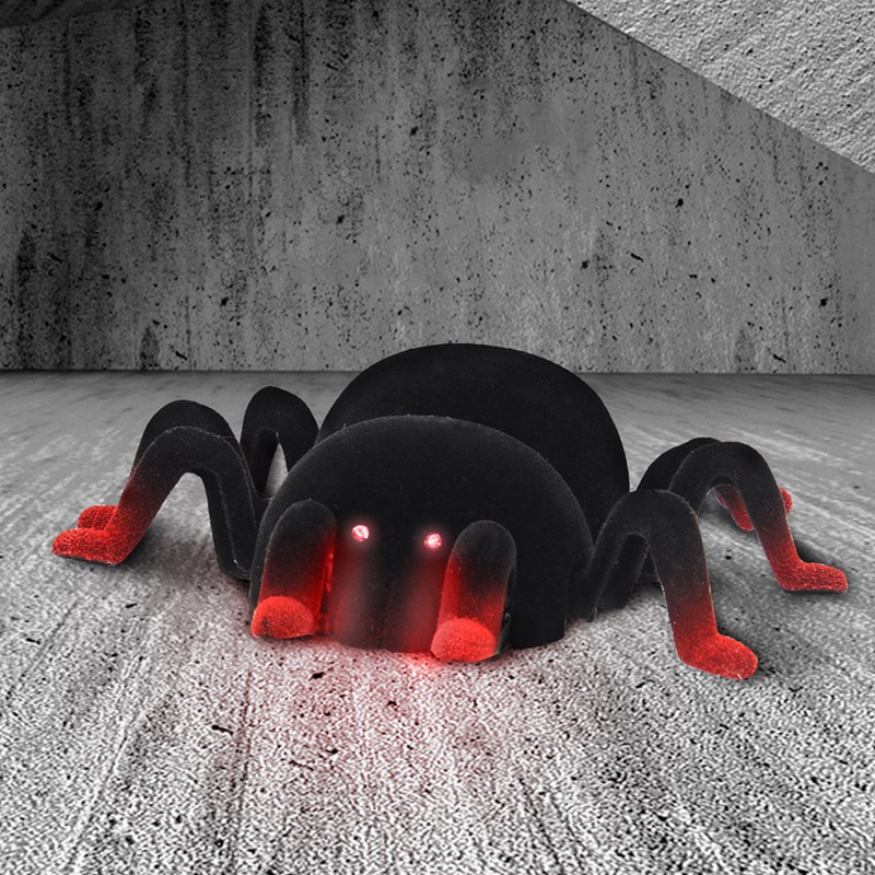 3d simulation spider stunt car remote control animal toy car tricky toy horror toy 360 degree rotating with led light